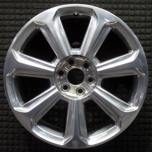 2013-2016 Cadillac SRX Silver 20x8 7-Spoke Fully Polished Aluminum Alloy Wheel (Remanufactured OEM)