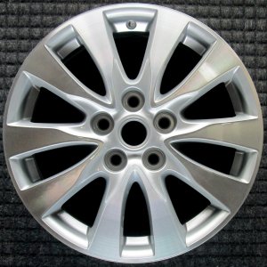 2014-2016 Buick LaCrosse Silver 17x7 10-Spoke Machined Silver Alloy Wheel (Remanufactured OEM)