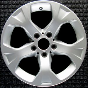 2012-2015 BMW X1 Silver 17x7.5 Star Spoke Alloy Wheel (Remanufactured OEM)