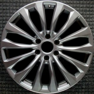 2015-2017 INFINITI QX80 Black 22x8 14-Spoke Bright Silver Alloy Wheel (Remanufactured OEM)
