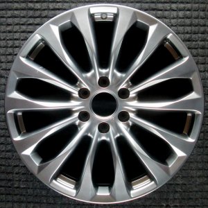 2015-2017 INFINITI QX80 Silver 22-inch 14-Spoke Dark Chrome Alloy Wheel (Remanufactured OEM)