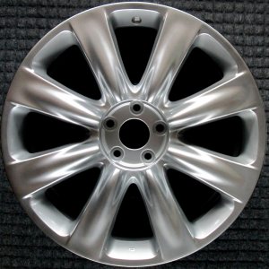 2006-2008 INFINITI FX35 Silver 20x8 8-Spoke Peaked Silver Painted Alloy Wheel (Remanufactured OEM)