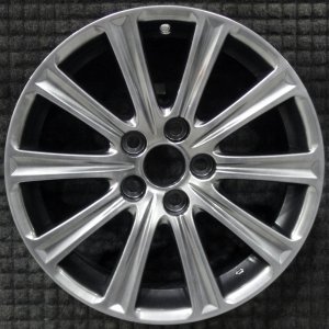 2015-2017 Lexus NX200t Silver 17-inch 10-Spoke Smoked Hyper Painted Alloy Wheel (Remanufactured OEM)