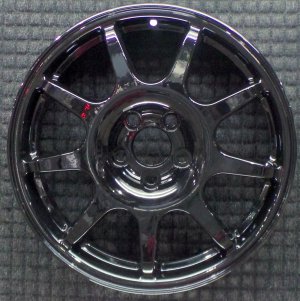 2015-2016 Hyundai Genesis Black 18x4 9-Spoke Alloy Compact Spare Wheel (Remanufactured OEM)