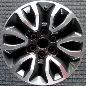 2012-2014 Ford F-150 Black 17x8.5 6 Split V-Spoke Machined Black Alloy Wheel (Remanufactured OEM)