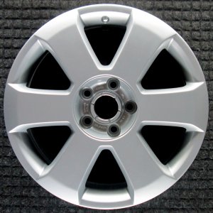2002-2006 Audi A4 Silver 17x7.5 6-Spoke Alloy Wheel (Remanufactured OEM)