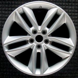 2015-2018 Ford Edge Silver 18x8 10-Spoke Silver Painted Alloy Wheel (Remanufactured OEM)