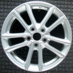 2015-2018 Ford Focus Silver 16x7 10-Spoke Silver Painted Alloy Wheel (Remanufactured OEM)
