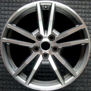2015-2017 Ford Mustang Black 10-Spoke Machined Charcoal Alloy Wheel (Remanufactured OEM)