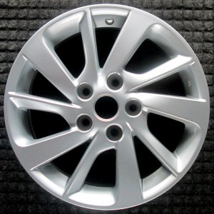 2013-2016 Nissan Sentra Silver 10-Spoke Silver Painted Alloy Wheel (Remanufactured OEM)