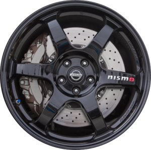 2015-2019 Nissan GT-R Silver Wheel - Front (Remanufactured OEM)