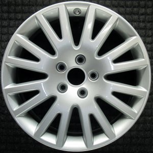 2005-2009 Audi A4 Silver 17x7.5 16-Spoke Silver Painted Alloy Wheel (Remanufactured OEM)