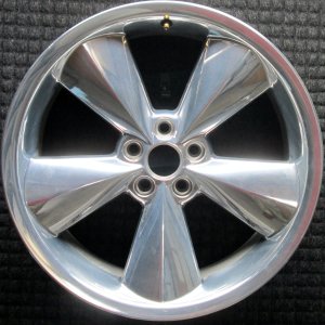 2015-2017 Dodge Charger Silver 5-Spoke Polished Alloy Wheel (Remanufactured OEM)