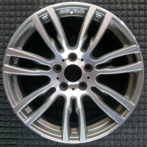 2012-2015 BMW 318i Silver Wheel - Rear (Remanufactured OEM)