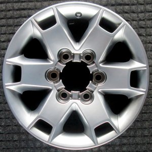 2005-2015 Toyota Tacoma Silver 17-Inch 6-Spoke TRD Hyper Alloy Wheel (Remanufactured OEM)