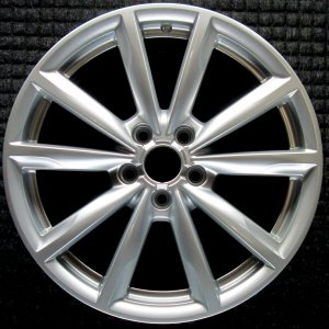 2009-2011 Audi A6 Quattro Silver 10-Spoke Silver Painted Alloy Wheel (Remanufactured OEM)