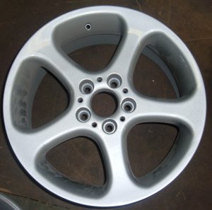 2001-2003 BMW 530i Silver Wheel - Front (Remanufactured OEM)