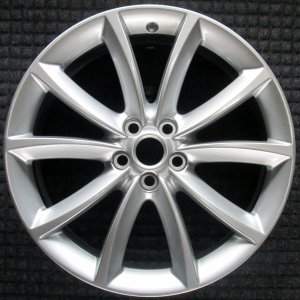 2014-2020 Jaguar F-Type Silver 19x8.5 10-Spoke Propeller Alloy Wheel - Front (Remanufactured OEM)