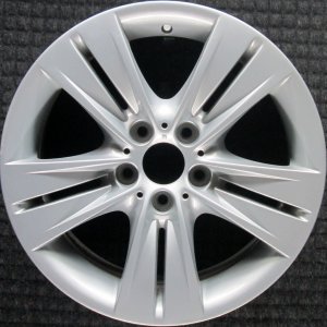 2002-2006 BMW X5 Silver 18x8.5 10-Spoke Alloy Wheel (Remanufactured OEM)