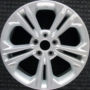 2013-2019 Ford Police Interceptor Sedan Silver 10-Spoke Silver Painted Alloy Wheel (Remanufactured OEM)