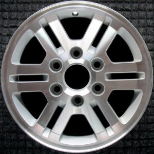 2009-2012 GMC Canyon Silver 16-inch 6-Spoke Alloy Wheel (Remanufactured OEM)