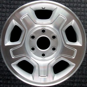 2007-2014 GMC Yukon Silver 17x7.5 5-Spoke Machined Silver Alloy Wheel (Remanufactured OEM)