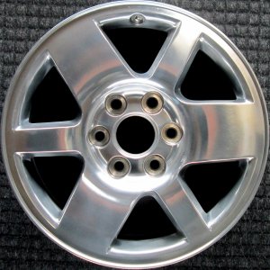 2007-2014 GMC Yukon Silver 18x8 6-Spoke Full Polished Alloy Wheel (Remanufactured OEM)