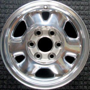 2003-2004 GMC Savana 1500 Silver 16x7 6-Spoke Polished Alloy Wheel (Remanufactured OEM)