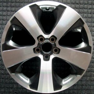 2014-2017 Subaru XV Crosstrek Black 5-Spoke Machined Black Alloy Wheel (Remanufactured OEM)
