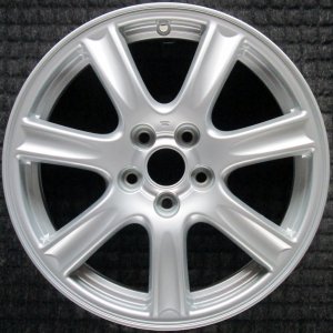2005-2007 Subaru Impreza Silver 16x6.5 7-Spoke Silver Alloy Wheel (Remanufactured OEM)