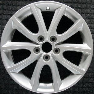 2012-2016 Subaru Impreza Silver 16x6.5 10-Spoke Silver Painted Alloy Wheel (Remanufactured OEM)