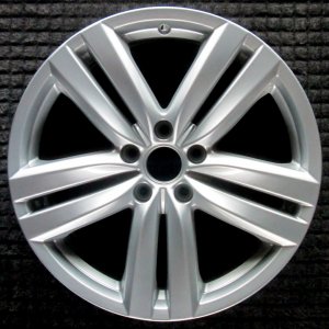 2012-2016 Volkswagen Eos Silver 18x8 5 Double Spoke Alloy Wheel (Remanufactured OEM)