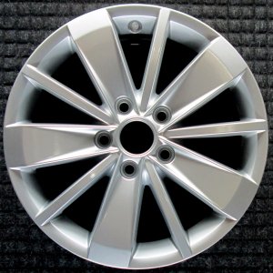 2015-2016 Volkswagen Jetta Silver 16-Inch 10-Spoke Alloy Wheel (Remanufactured OEM)