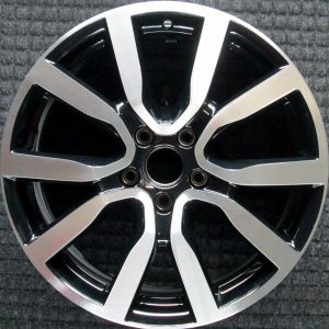 2010-2014 Volkswagen Golf Silver 18x7.5 10-Spoke Machined Black Alloy Wheel (Remanufactured OEM)