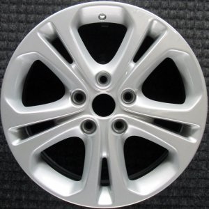 2011-2013 Jeep Grand Cherokee Silver 18x8 5-Split Spoke Painted Silver Alloy Wheel (Remanufactured OEM)