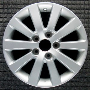 2004-2005 Honda Civic Silver 16x6.5 10-Spoke Silver Painted Alloy Wheel (Remanufactured OEM)