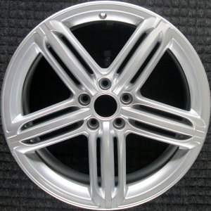 2013-2016 Audi A4 Silver 19x8.5 5 Triple-Spoke Alloy Wheel (Remanufactured OEM)