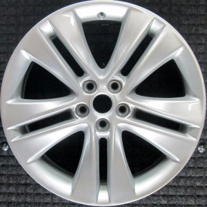 2011-2020 Chevrolet Cruze Silver 18x7.5 10-Spoke Bare Aluminum Wheel (Remanufactured OEM)