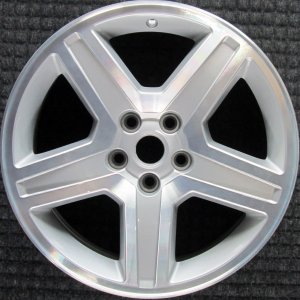 2008-2010 Dodge Charger Silver 18x7.5 5-Spoke Machined Alloy Wheel (Remanufactured OEM)