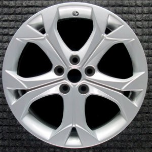 2016-2018 Chevrolet Cruze Silver 17x7.5 5-Spoke Silver Painted Alloy Wheel (Remanufactured OEM)