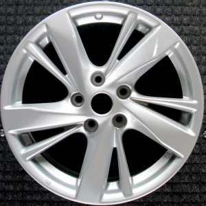 2013-2016 Nissan Altima Silver 17x7.5 10-Spoke Silver Painted Alloy Wheel (Remanufactured OEM)
