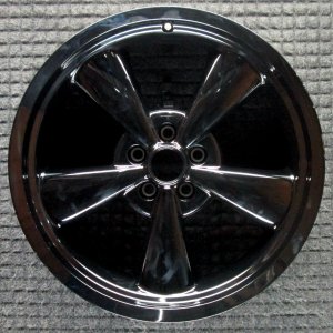 2009-2014 Dodge Challenger Black 20x8 5-Spoke Fully Polished Alloy Wheel (Remanufactured OEM)