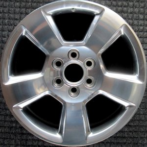2015-2020 GMC Yukon Silver 20x9 5-Spoke Polished Aluminum Wheel (Remanufactured OEM)