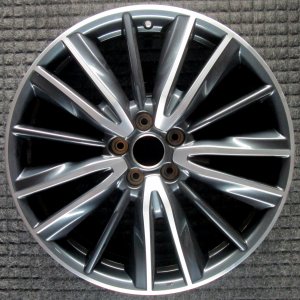 2016-2020 INFINITI QX60 Black 20x7.5 15-Spoke Machined Charcoal Alloy Wheel (Remanufactured OEM)