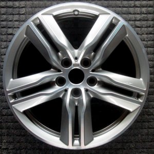 2018-2023 BMW X2 Black Double Spoke Machined Charcoal Alloy Wheel (Remanufactured OEM)
