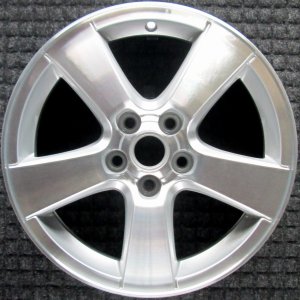 2011-2016 Chevrolet Cruze Silver 5-Spoke Silver Machined Alloy Wheel (Remanufactured OEM)