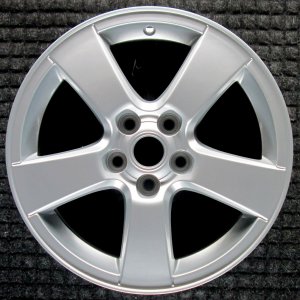 2011-2016 Chevrolet Cruze Silver 5-Spoke Silver Machined Alloy Wheel (Remanufactured OEM)