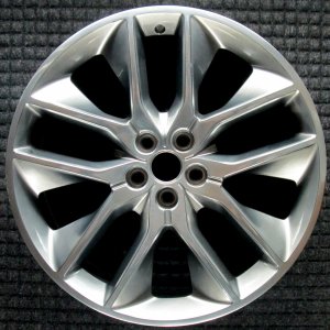 2015-2018 Ford Edge Black 5 Y-Spoke Machined Medium Hyper Alloy Wheel (Remanufactured OEM)