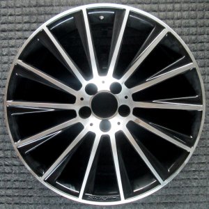 2014-2020 Mercedes-Benz S420 Black 20x8.5 14-Spoke Silver AMG Front Alloy Wheel (Remanufactured OEM)