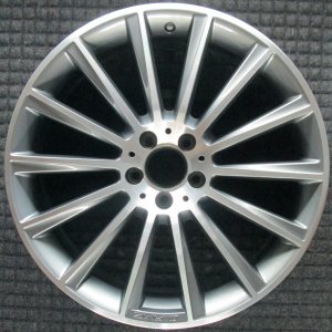 2014-2020 Mercedes-Benz S420 Black 20x8.5 14-Spoke Silver AMG Front Alloy Wheel (Remanufactured OEM)